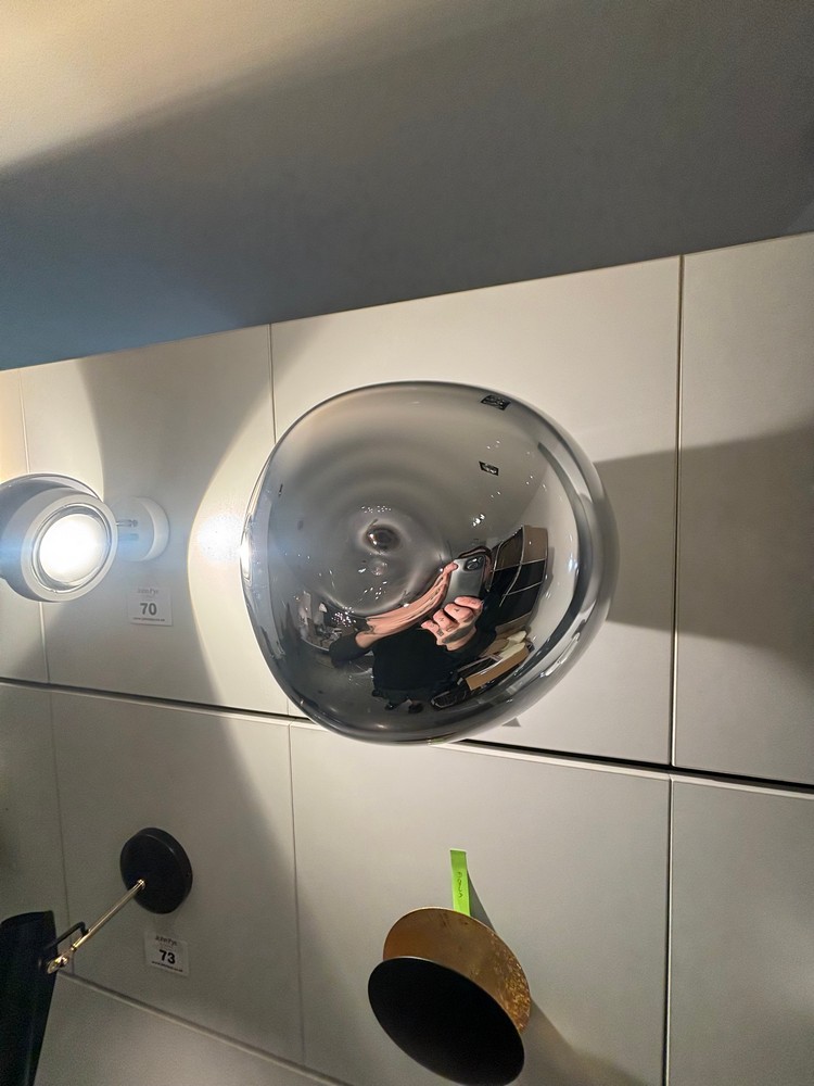 Lot 71  
            Offsite, Nottingham - Collection Only 

                
TOM DIXON Melt Wall Light  Silver Chromed Finish.