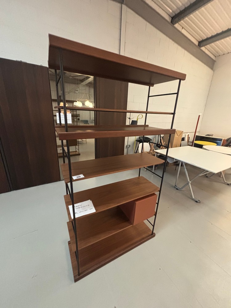 Lot 90  
            Offsite, Nottingham - Collection Only 

                
Wooden Bookcase/Shelving Unit in Walnut