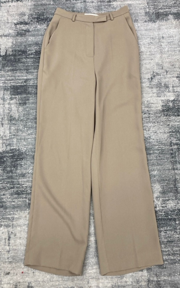 Lot 222  
            Edinburgh SR20 - Delivery Only 

                
FRANKIE SHOP ISLA PLEATED CREPE STRAIGHT-LEG PANTS IN GREEN POLYESTER SIZE XS: LO...