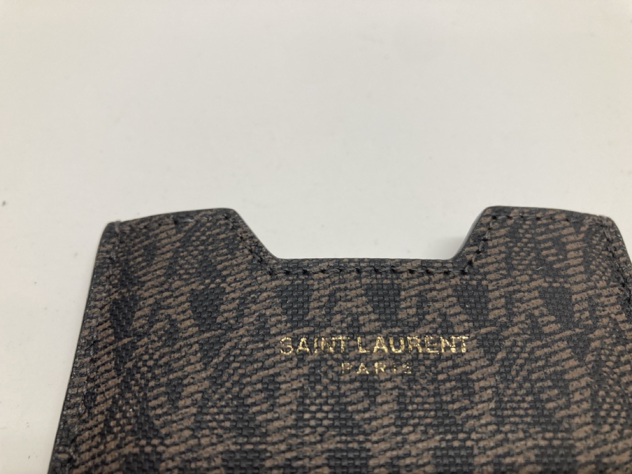 Lot 247  
            Edinburgh SR20 - Delivery Only 

                
SAINT LAURENT MONOGRAM FLAT PHONE POUCH IN MULTICOLOR COATED CANVAS : LOCATION - ...
