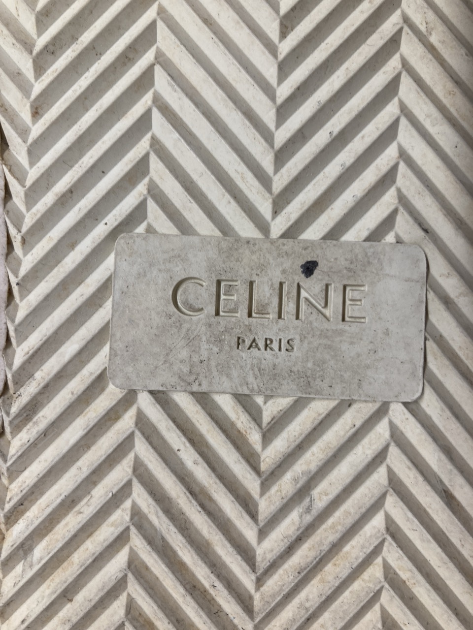 Lot 258  
            Edinburgh SR20 - Delivery Only 

                
CELINE LOW TOP SNEAKERS IN BLACK CANVAS NO SIZE: LOCATION - TABLE 1