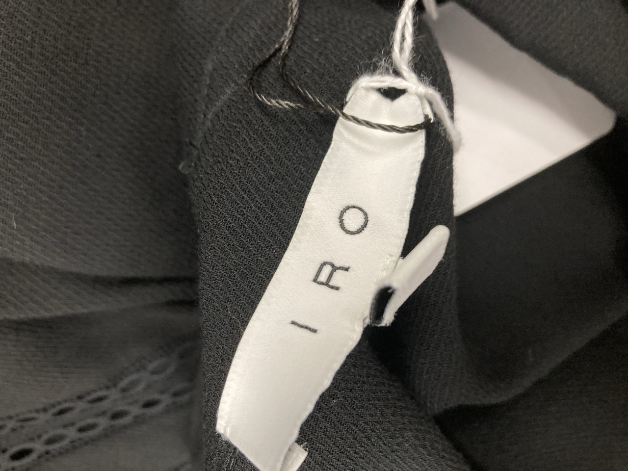 Lot 33  
            Edinburgh SR20 - Delivery Only 

                
IRO SHEER DETAIL MINI DRESS IN BLACK RAYON SIZE 38: LOCATION - RAIL 3