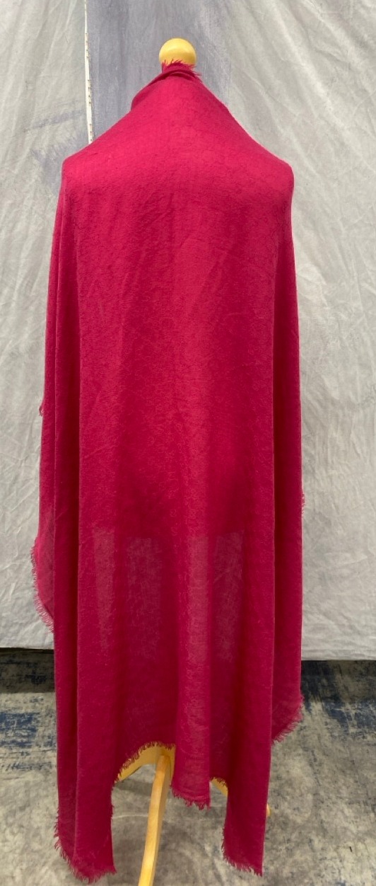 Lot 65  
            Edinburgh SR20 - Delivery Only 

                
GUCCI FRINGED SCARF IN PINK COTTON: LOCATION - RAIL 3
