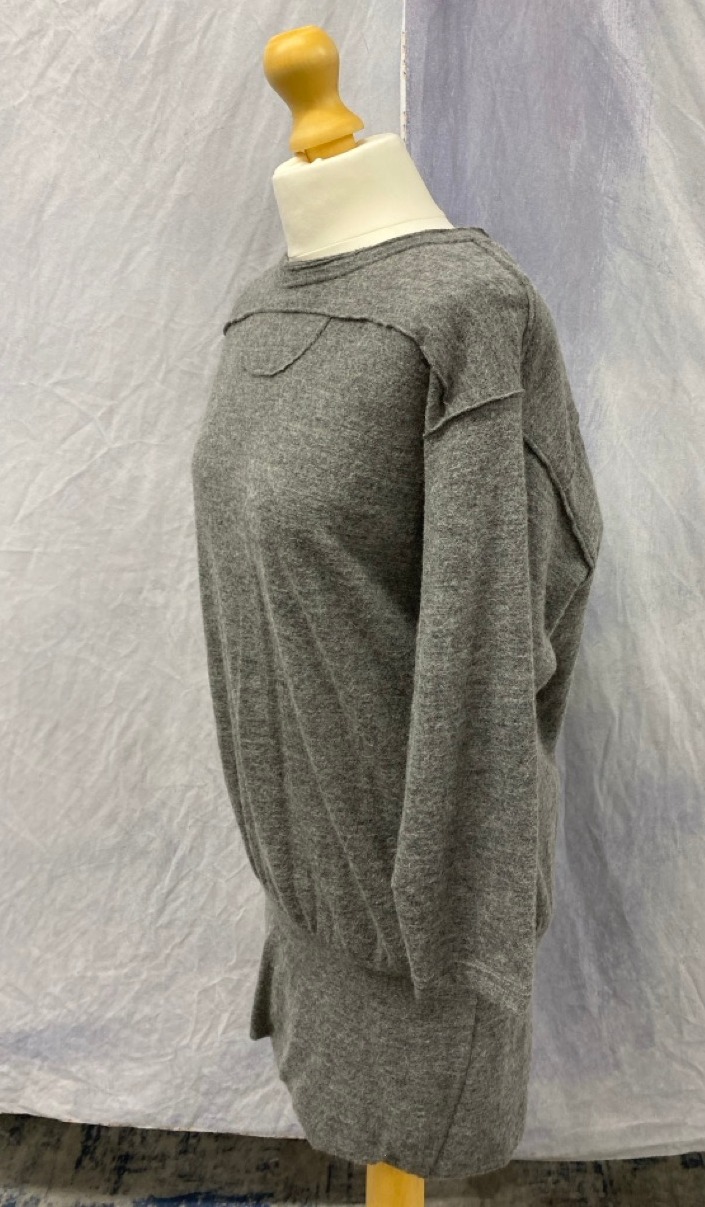 Lot 76  
            Edinburgh SR20 - Delivery Only 

                
ISABEL MARANT QUARTER-SLEEVE MINI DRESS IN GREY WOOL SIZE 1: LOCATION - RAIL 3