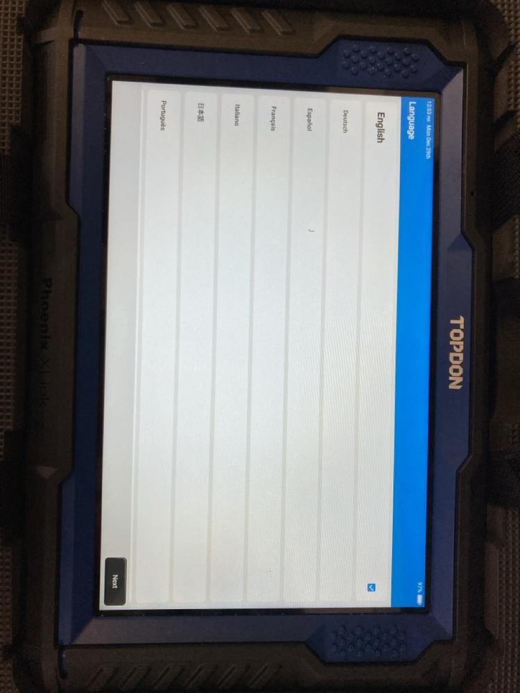 Lot 13  
            Birmingham Premium - Parcel Delivery Only 

                
TOPDON PHOENIX XLINK DIAGNOSTIC TOOL (ORIGINAL RRP - £1,569). (BOXED, POWER CABLE...