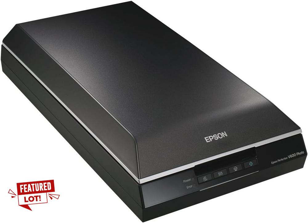 Lot 18  
            Birmingham Premium - Parcel Delivery Only 

                
EPSON V600 PHOTO SCANNER (ORIGINAL RRP - £400) IN BLACK. (BOXED) [JPTB7950]