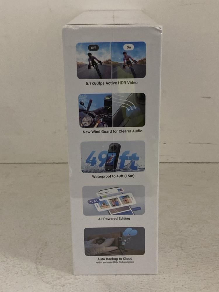 Lot 1  
            Birmingham Premium - Parcel Delivery Only 

                
INSTA 360 X5 ACTION CAMERA (ORIGINAL RRP - £519). (ALL ACCESSORIES) [JPTB7847] (1) - Image 2