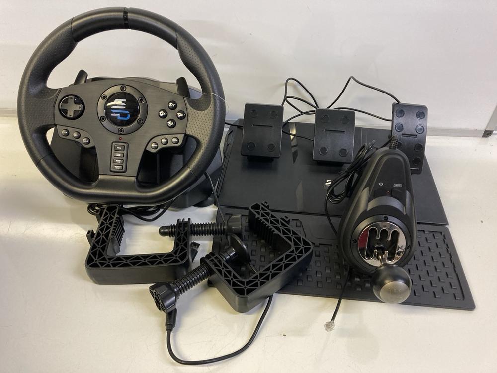 Lot 26  
            Birmingham Premium - Parcel Delivery Only 

                
DRIVE PRO SPORT GS 850 RACING WHEEL AND PEDAL (ORIGINAL RRP - £180). (BOXED) [JPT... - Image 2