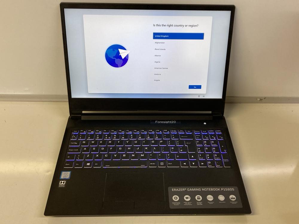 Lot 2  
            Birmingham Premium - Parcel Delivery Only 

                
MEDION ERAZER NOTEBOOK 1TB LAPTOP (ORIGINAL RRP - £950) IN BLACK: MODEL NO P158-5... - Image 2