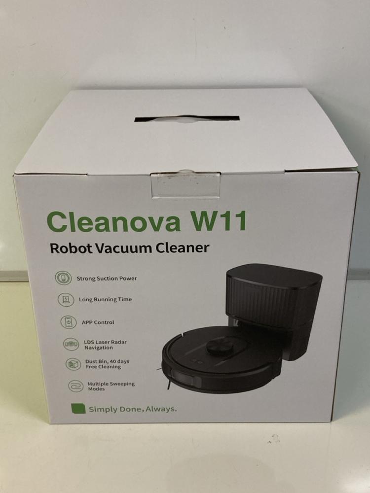 Lot 30  
            Birmingham Premium - Parcel Delivery Only 

                
CLEANOVA W11 ROBOT HOOVER (ORIGINAL RRP - £265) IN BLACK. (BOXED WITH CHARGING ST... - Image 5