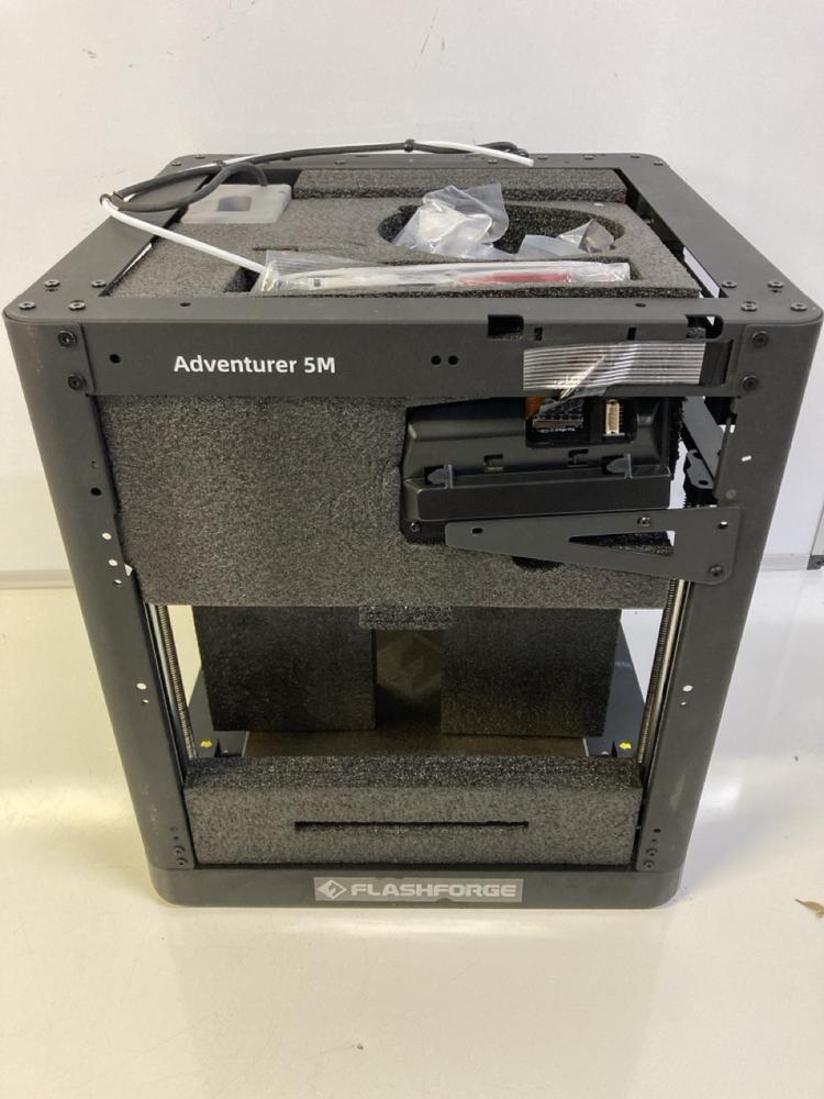 Lot 33  
            Birmingham Premium - Parcel Delivery Only 

                
FLASHFORGE ADVENTURER 5M 3D PRINTER (ORIGINAL RRP - £269). (BOXED) [JPTB7923]