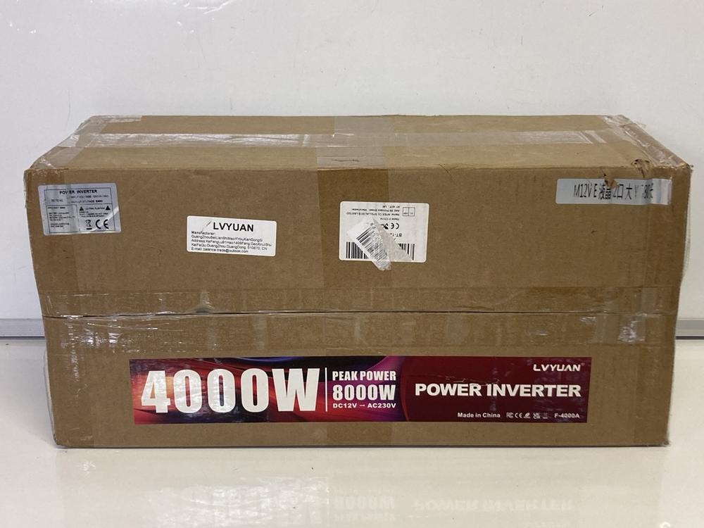 Lot 35  
            Birmingham Premium - Parcel Delivery Only 

                
LVYUAN 4000 W POWER INVERTER (ORIGINAL RRP - £339). (BOXED) [JPTB7945] - Image 5