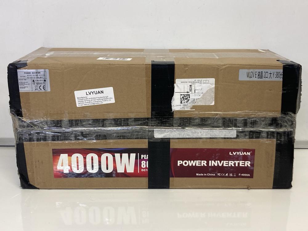 Lot 36  
            Birmingham Premium - Parcel Delivery Only 

                
LVYUAN 4000 W POWER INVERTER (ORIGINAL RRP - £339). (BOXED) [JPTB7942] - Image 5