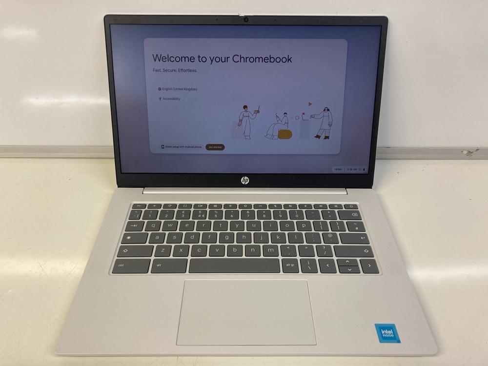 Lot 3  
            Birmingham Premium - Parcel Delivery Only 

                
HP CHROMEBOOK 14A-NF0002SA 128GB LAPTOP (ORIGINAL RRP - £189) IN WHITE. (CHARGING... - Image 2