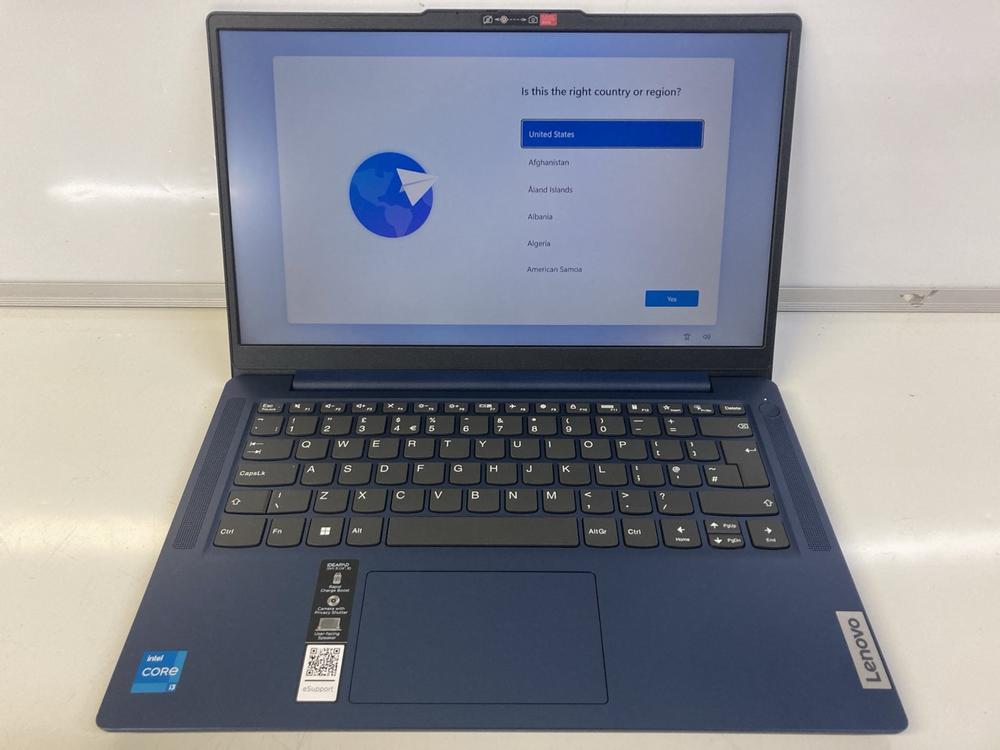 Lot 4  
            Birmingham Premium - Parcel Delivery Only 

                
LENOVO IDEAPAD SLIM 3 14IAN8 512GB LAPTOP (ORIGINAL RRP - £349) IN BLUE. (CHARGIN...