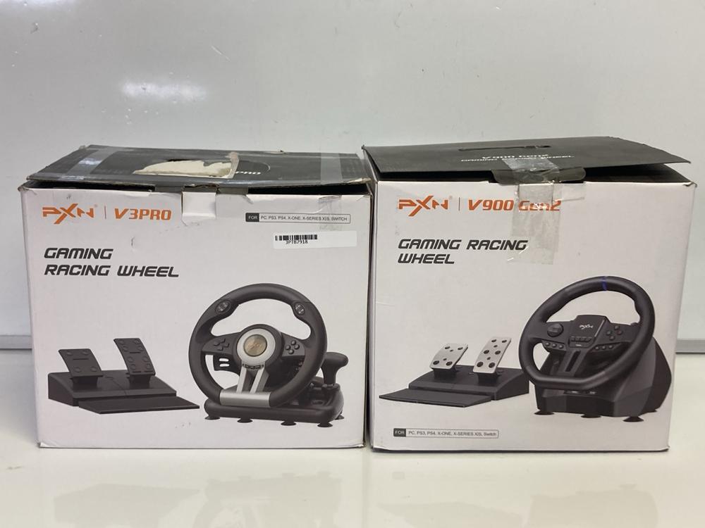 Lot 52  
            Birmingham Premium - Parcel Delivery Only 

                
RXN V900 GEN 2 X RACING WHEEL TO INCLUDE (ORIGINAL RRP - £200). (BOXED, POWER CAB... - Image 5