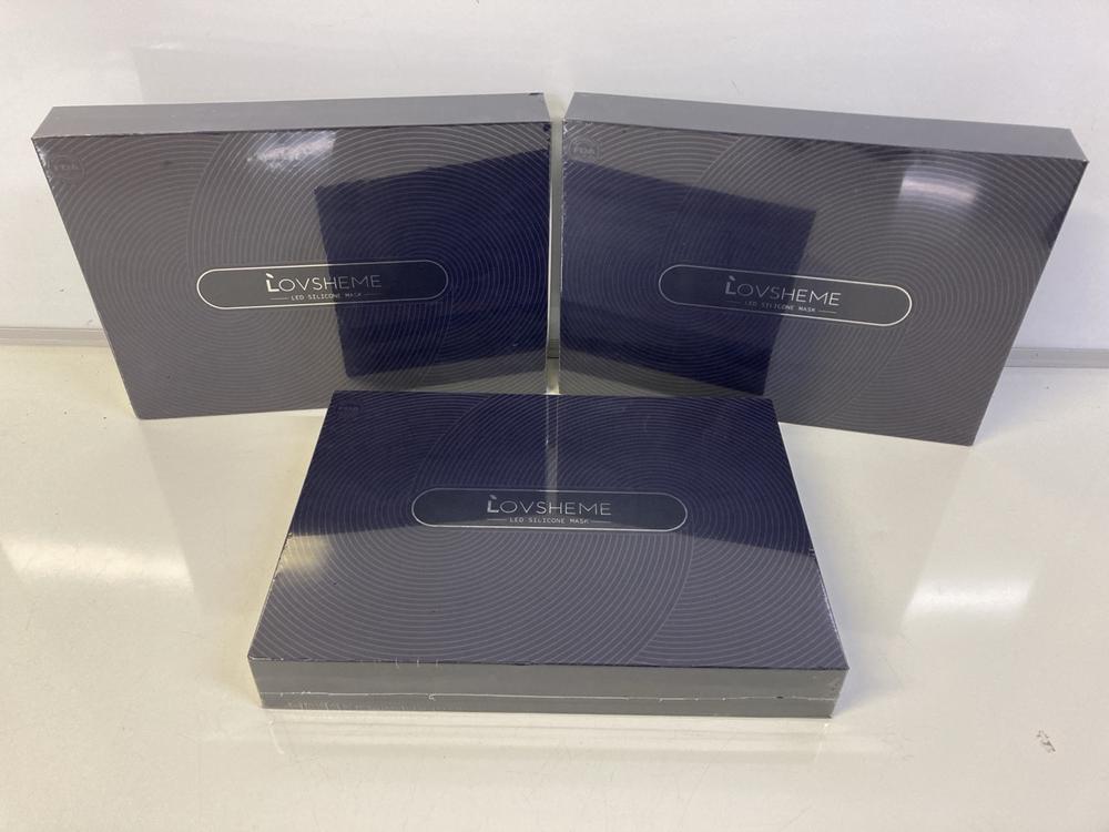 Lot 55  
            Birmingham Premium - Parcel Delivery Only 

                
3 X LOVSHEME LED FACE MASK LIGHT THERAPY BEAUTY TECH (ORIGINAL RRP - £300). (BOXE... - Image 2