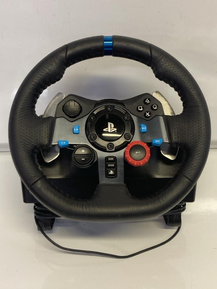 Lot 57  
            Birmingham Premium - Parcel Delivery Only 

                
LOGITECH 929 RACING WHEEL AND PEDAL (ORIGINAL RRP - £200). (PEDALS) [JPTB7958]