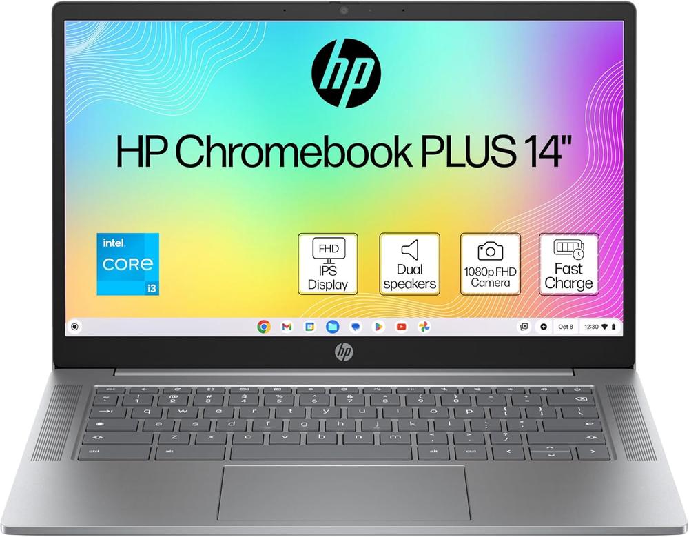 Lot 6  
            Birmingham Premium - Parcel Delivery Only 

                
HP CHROMEBOOK PLUS 14A-NF0000SA 256GB LAPTOP (ORIGINAL RRP - £420) IN SILVER. (CH...