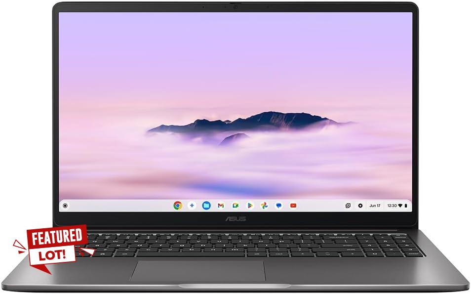 Lot 8  
            Birmingham Premium - Parcel Delivery Only 

                
ASUS CHROMEBOOK PLUS CM1505CTA 256GB LAPTOP (ORIGINAL RRP - £350) IN GREY. (CHARG...