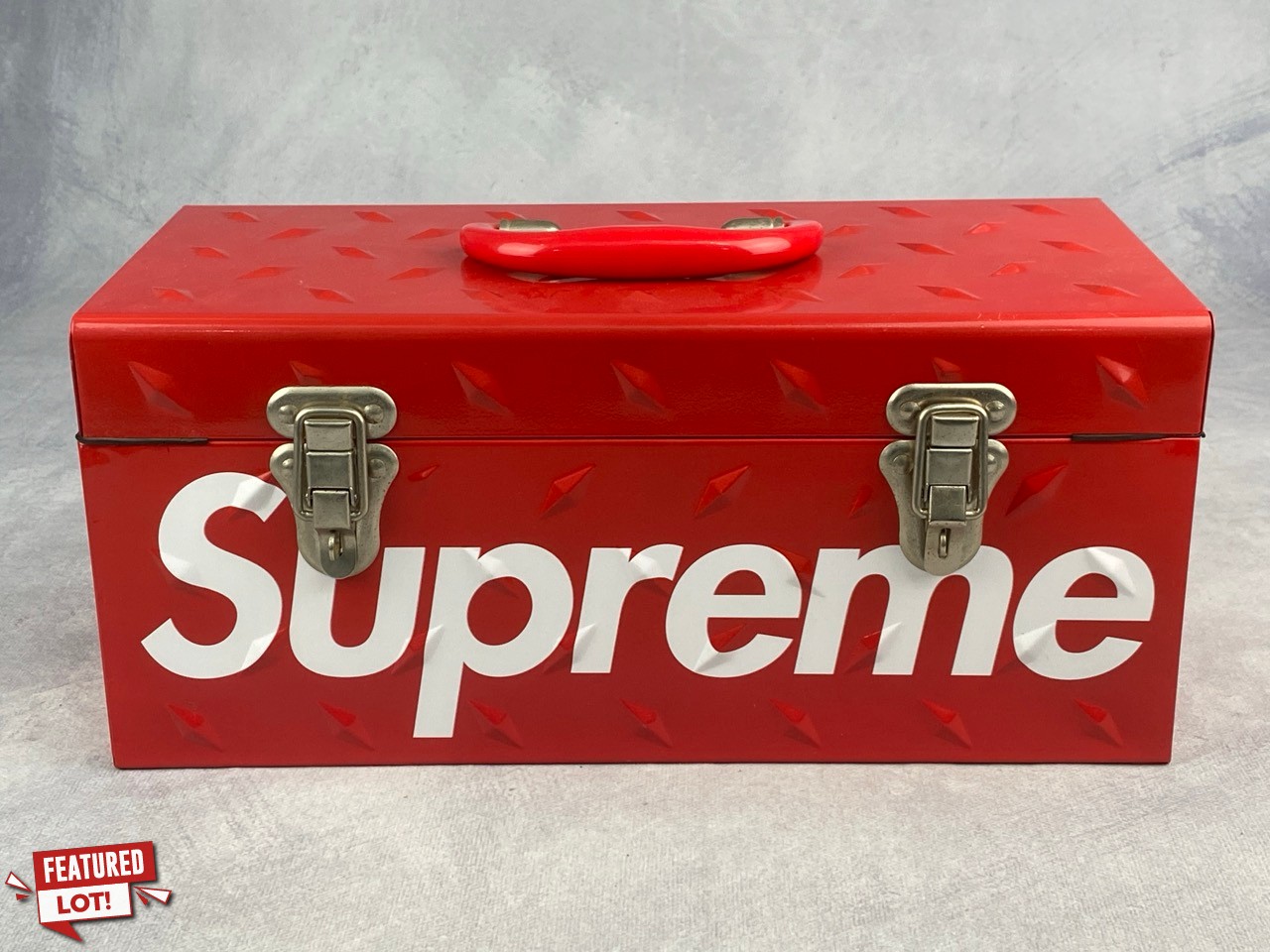 John Pye Auctions - Supreme Diamond Plate Toolbox (VAT ONLY