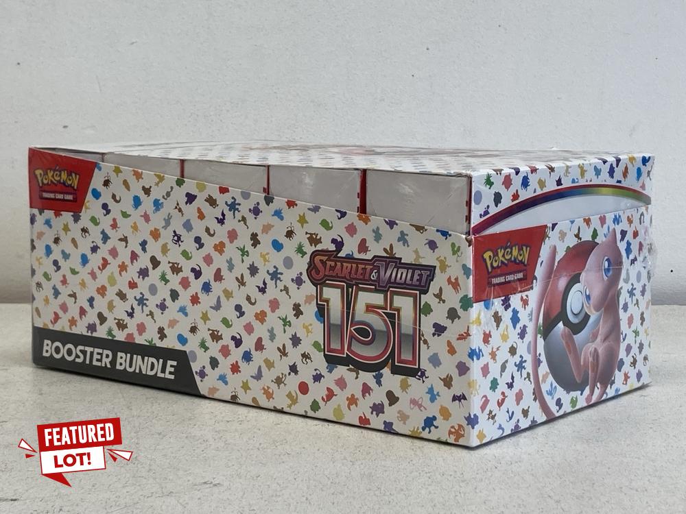 John Pye Auctions - POKMON SCARLET & VIOLET 151 BOOSTER BUNDLE (SEALED) - ORIGINAL RRP 1,999.99: LOCATION - BOOTH John Pye Auctions - POKMON SCARLET & VIOLET 151 BOOSTER BUNDLE (SEALED) - ORIGINAL RRP 1,999.99: LOCATION - BOOTH