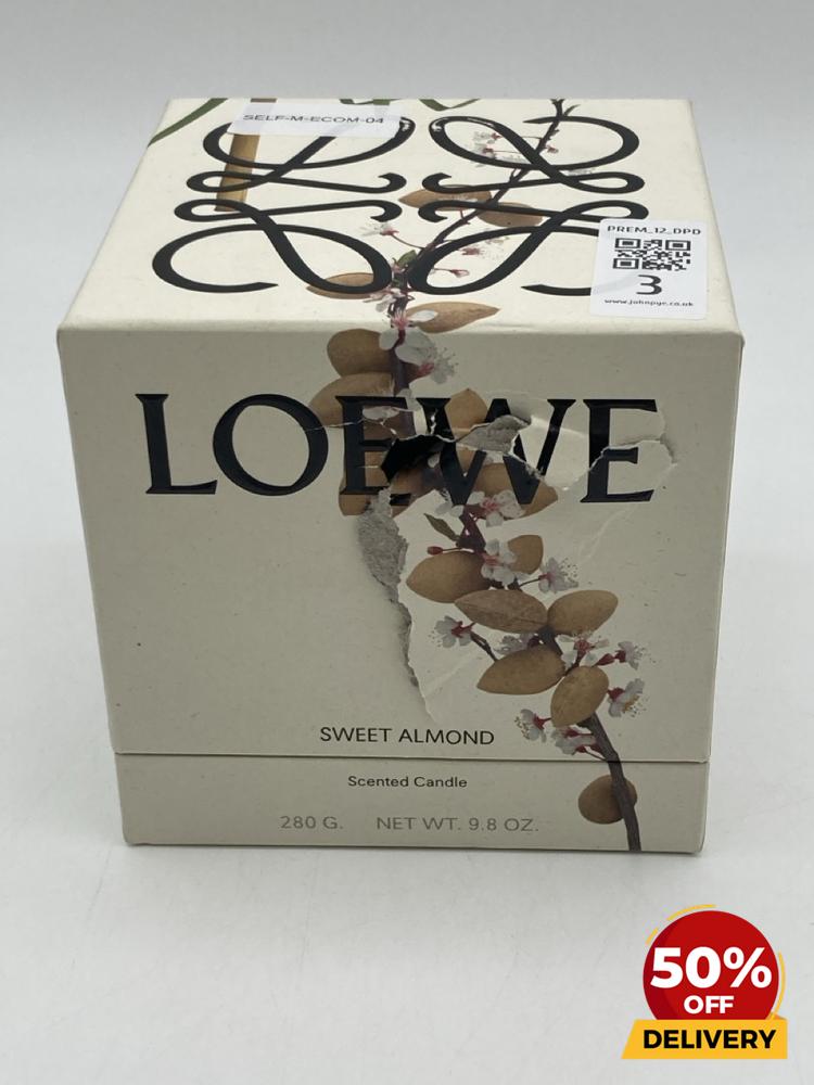 John Pye Auctions - LOEWE SWEET ALMOND SCENTED CANDLE - 280G