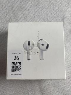 John Pye Auctions - APPLE AIRPODS 4 EARPHONES: MODEL NO A3050